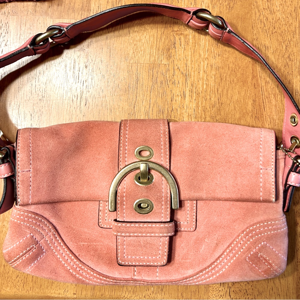 Coach Suede Handbag